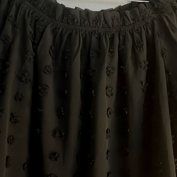 Flowy black off-shoulder blouse - new! $18 - Picture 4 of 8